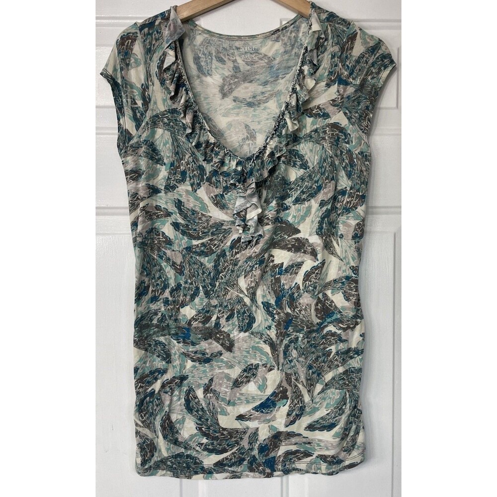 a.n.a A New Approach Size S Multicolor Short Sleeve Knit Top